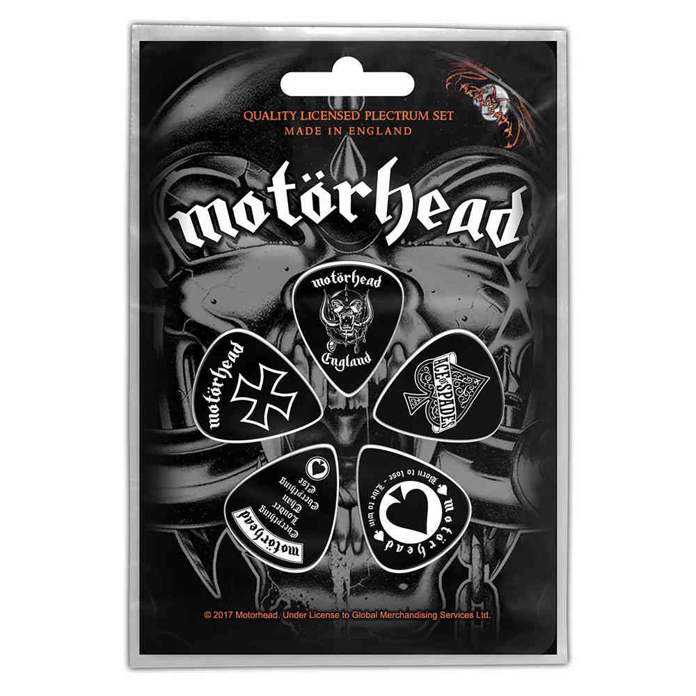Motorhead - England Plectre - Lot de 5 - Multicolore